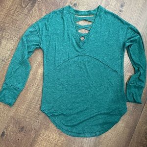 Green long sleeve shirt
